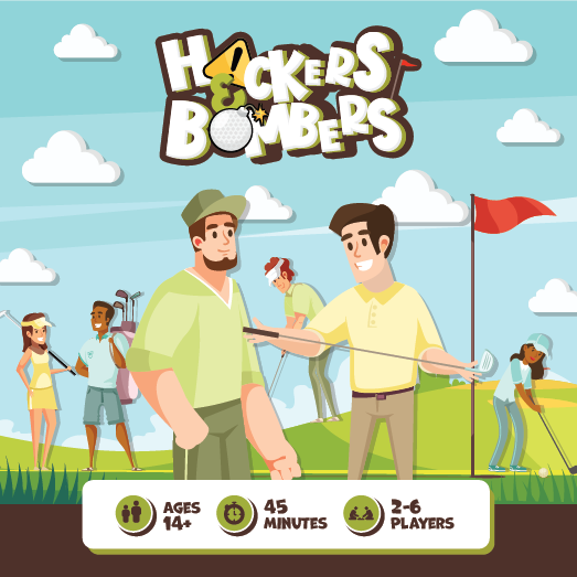 Hackers & Bombers Golf Themed Board Game – Fore Cards